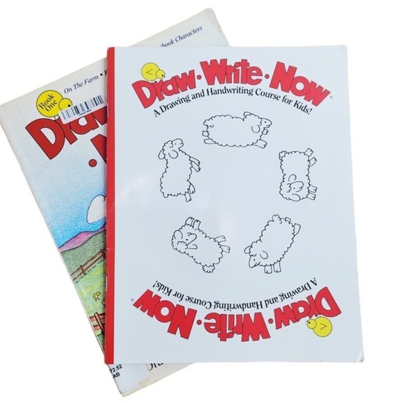 Draw Write Now Book 1 & Workbook Handwriting Learning Toddler Preschool - Picture 1 of 9